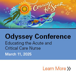 2025 Odyssey Conference: Educating the Acute and Critical Care Nurse Banner